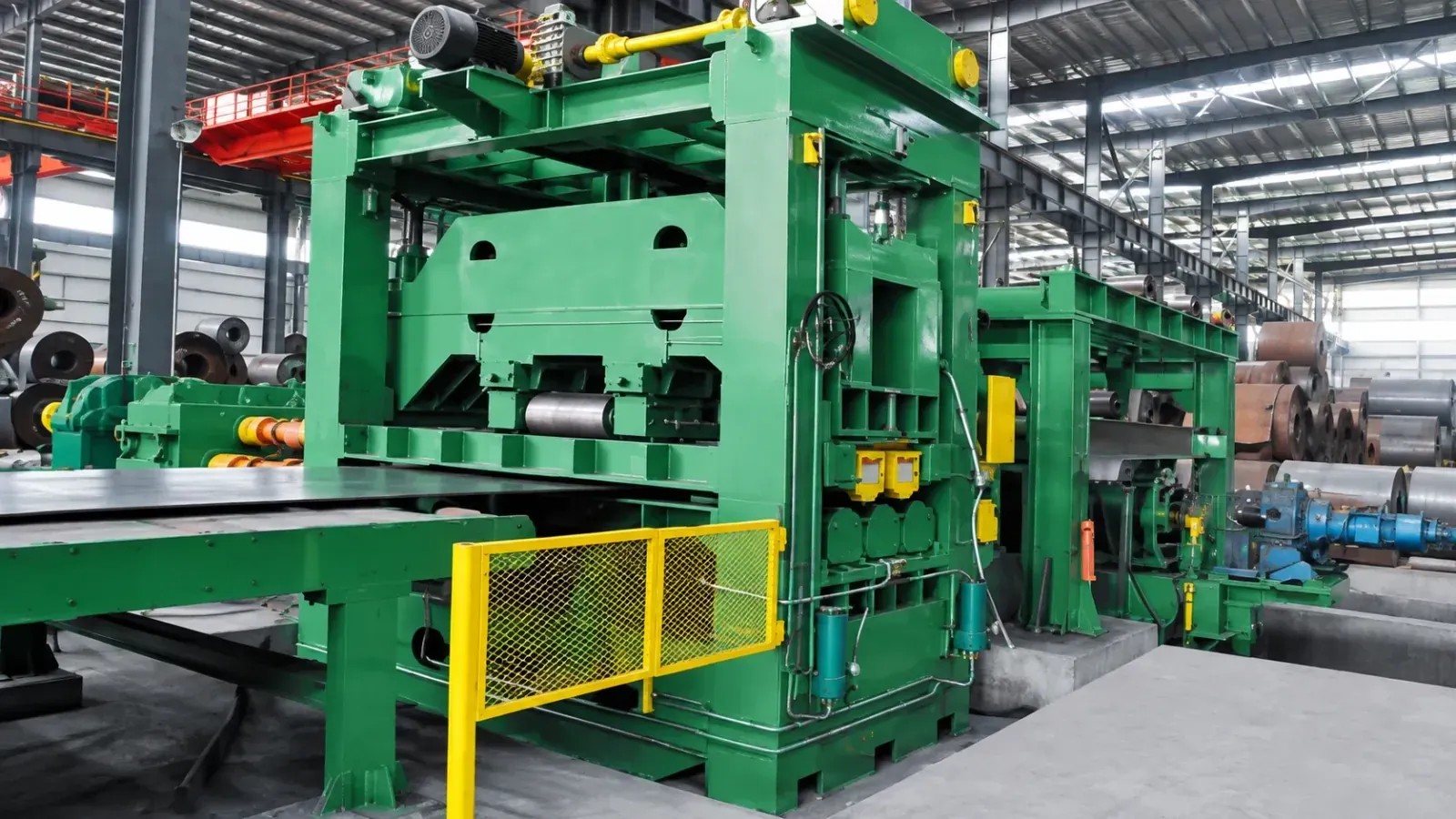 Cut to length line pelat tebal dengan leveler