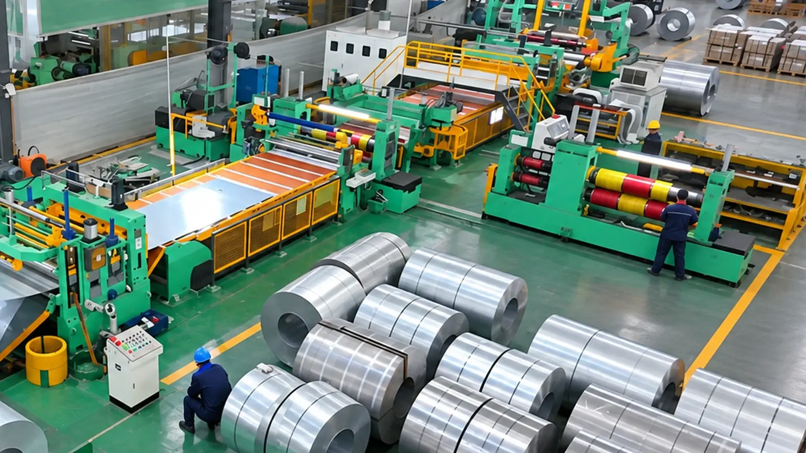 Mesin Slitting Aluminium 1650 Double Head — foto asli XIONGJIN — gambar 3